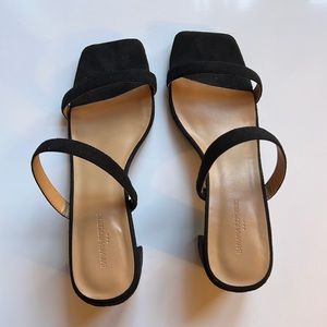 Banana Republic 2 strap block heel sandals